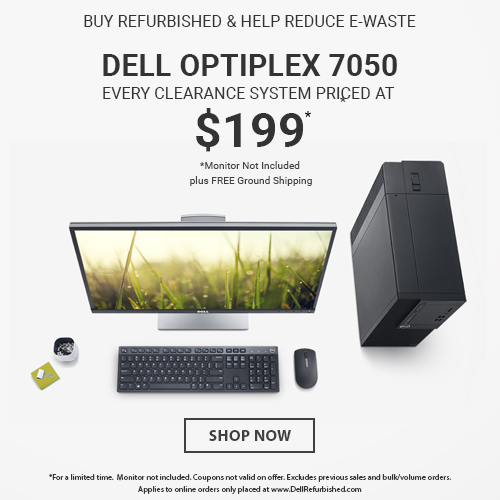 $199 Dell OptiPlex 7050 Desktops