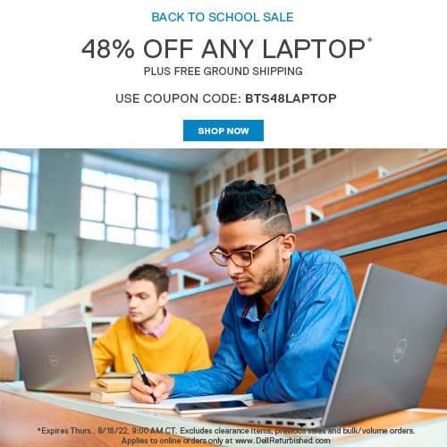 Dell Back To School Laptop Sale